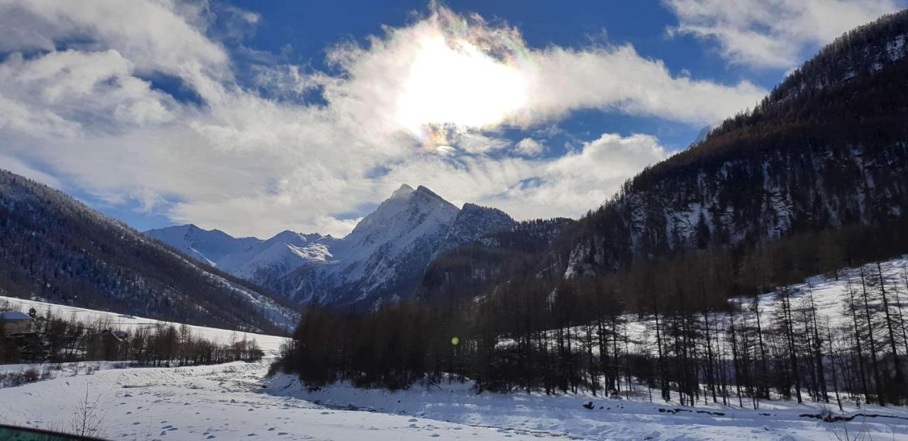 Le Studio Du Queyras Avec Vue Sur La Montagne Abriès Екстериор снимка